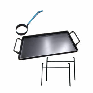 Combo Plancha Chivitera de 48x25 cm mas accesorios
