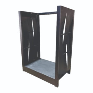 Leñero Premium de Hierro Chico 46x28x64 cm