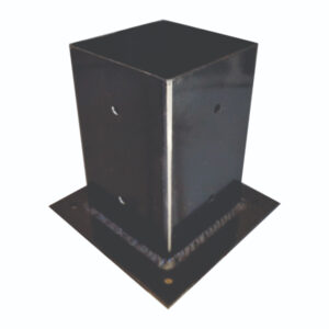 Herraje Pérgola Base (Piso o Pared) para 4"