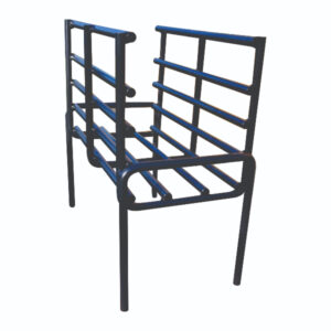 Quemador brasero recto en varillas 12 mm chico