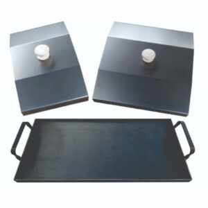 Combo Plancha Chivitera de 50x30 cm con Tapas