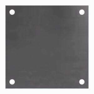 Platina Placa Taladrada 12,5x12,5 cm de 3,2 mm