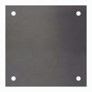 Platina Placa Taladrada 15x15 cm de 3,2 mm