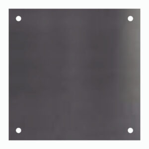 Platina Placa Taladrada 20x20 cm de 3,2 mm