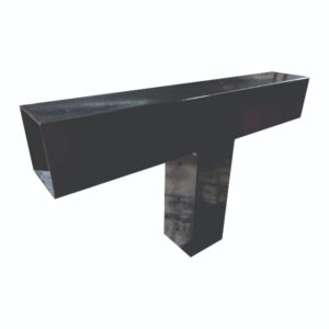 Herraje Pérgola T de unión 3 Bocas para 4"