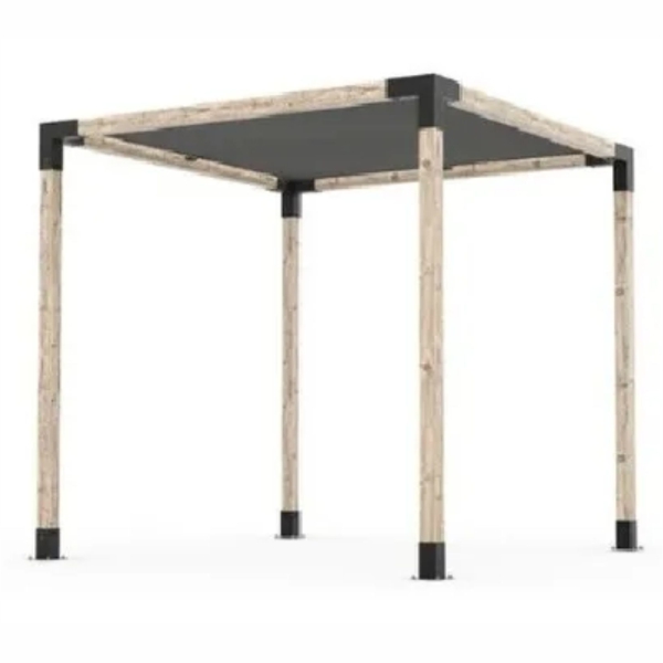Kit de Herrajes para Pérgolas 1 Módulo para maderas 4" - Imagen 3